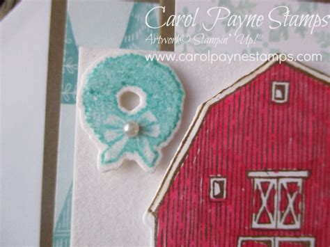 Carol Payne Stamps Stampin Up Christmas Barn Bay Window