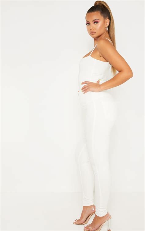 White Denim Jegging Denim Prettylittlething