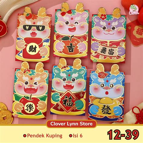 Jual Angpao D Isi Cute Dragon Imlek Sincia Kuping Naga Hongbao