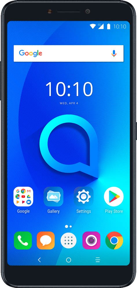 Best Buy: Alcatel 3V with 16GB Memory Cell Phone (Unlocked) Spectrum Black ALCATEL 3V