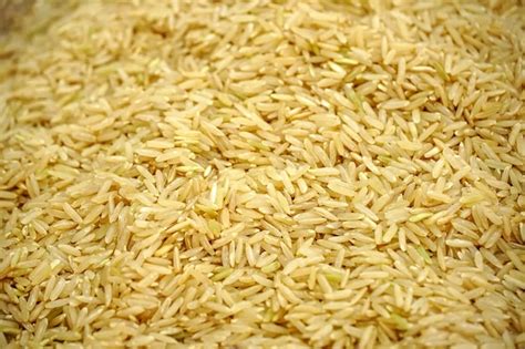 Sementes De Arroz Integral Seco Surin Jasmim Arroz Não Polido Orgânico