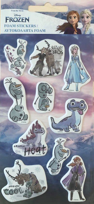 Disney Frozen Stickers Frozen Foam Stickers 10 Stuks Bol