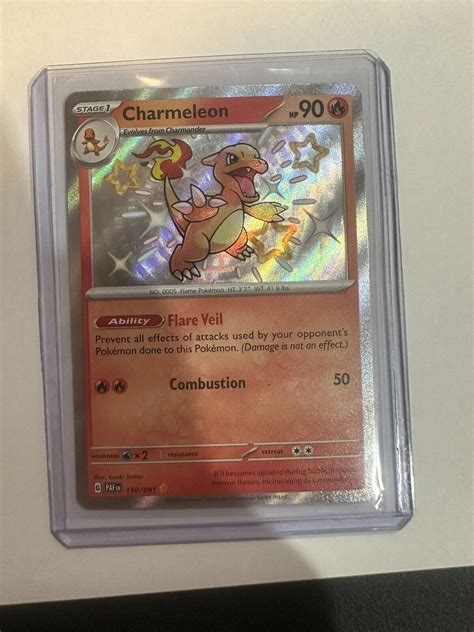 Pok Mon Tcg Charmeleon Scarlet Violet Paldean Fates Holo Top