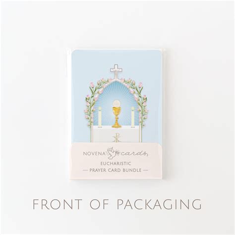 Eucharistic Prayer Card Bundle Novena Cards