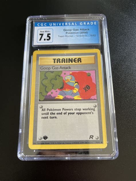 Pokémon TCG Goop Gas Team Rocket 78 Regular 1st Edition Common