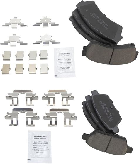 Amazon Front Rear Ceramic Brake Pad Kit For Ford Fusion Mkz