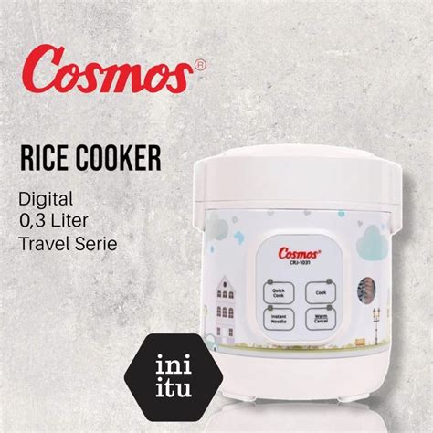 Jual Cosmos Rice Cooker Magic Com Digital Mini Cosmos Portable