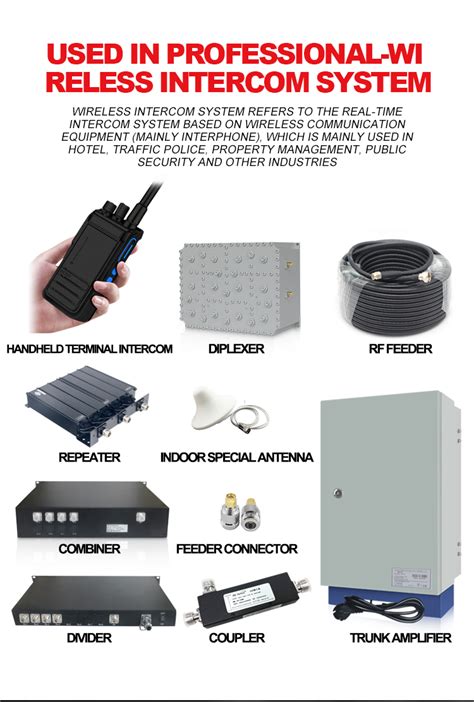 China UHF VHF Bda Bi Directional Amplifier Two Way Radio Repeater