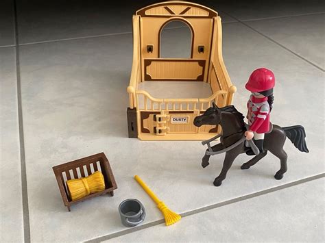 Playmobil Rennreiterin Mit Araber Und Pferdebox Kaufen Auf Ricardo