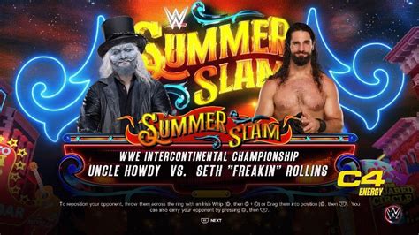 WWE 2K23 Uncle Howdy Vs Seth Rollins AI Vs AI YouTube