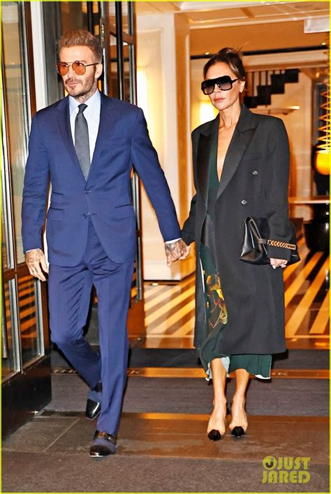 David And Victoria Beckham Hold Hands On Dinner Date In Nyc Photo