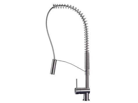 Vela L Countertop Stainless Steel Kitchen Mixer Tap By Mgs