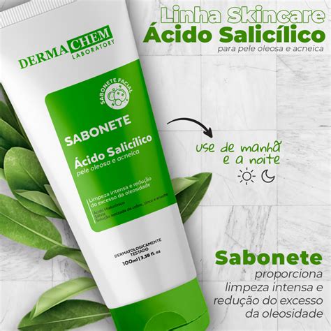 Kit 2un Sabonete Pele Oleosa Ácido Salicílico E Íons Dermachem