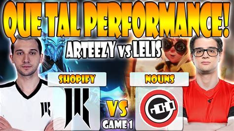 SHOPIFY REBELLION VS NOUNS BO3 GAME 1 SEMIFINAL ARTEEZY VS LELIS BTS