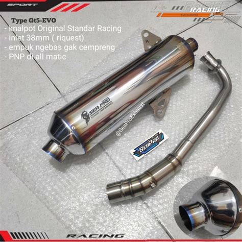 Jual Knalpot Standar Racing Inlet Aerox New Aerox Old Nmax New Nmax