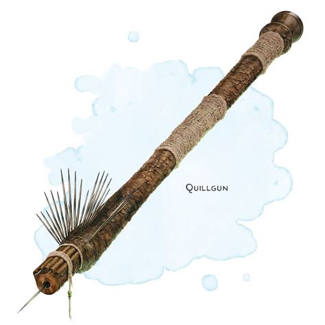 The Griffons Saddlebag — ⚔️ 𝗡𝗲𝘄 𝗶𝘁𝗲𝗺 Quillgun Weapon Blowgun