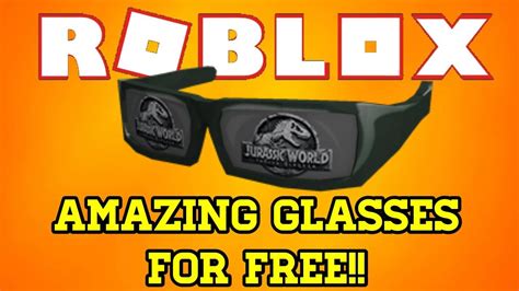 Promocode Get These Amazing Glasses For Free Roblox Youtube