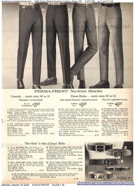 1968 Sears Spring Summer Catalog Page 197 Christmas Catalogs