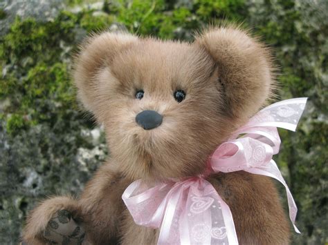 Memory Bear Handcrafted From Mink Fur Coat Memory Bear Bear Teddy Bear