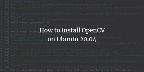 How To Install Opencv On Ubuntu Vitux