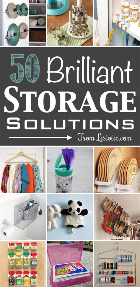 50 Brilliant, Easy & Cheap Storage Ideas (lots of tips and tricks)