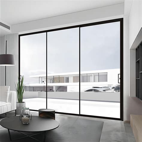 Sixinalu Exterior Doors for House Thermal Break Aluminum Doors Double