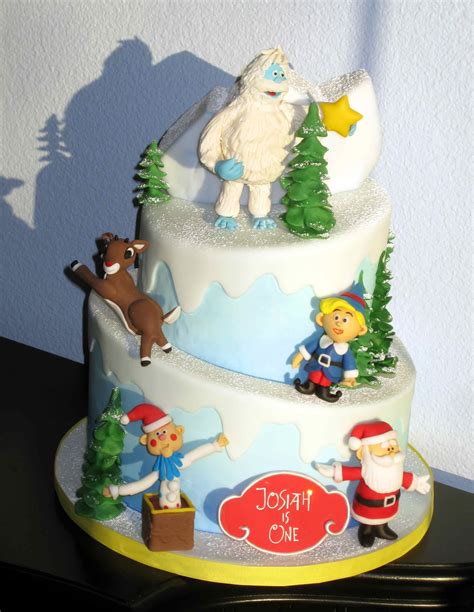 Rudolph The Red Nosed Reindeer Cake