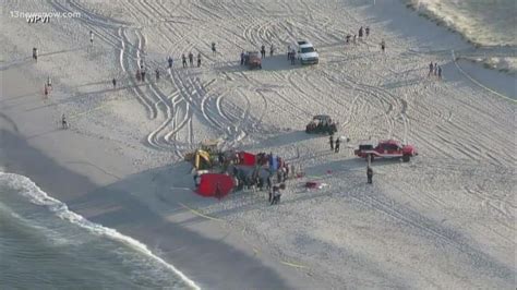 Sand Hole At New Jersey Beach Collapses On Siblings Youtube