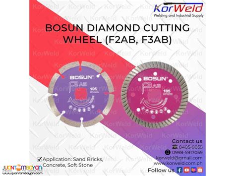 Bosun Diamond Cutting Wheel F2AB F3AB