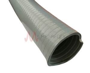 Weather Resistant Grey Heavy Duty PVC Suction Delivery Hose For