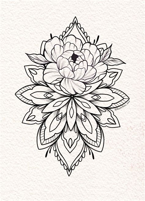 Mandala Flower Tattoo Designs