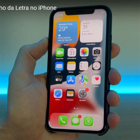 Como Aumentar o Tamanho da Letra no iPhone RibeirãoNet