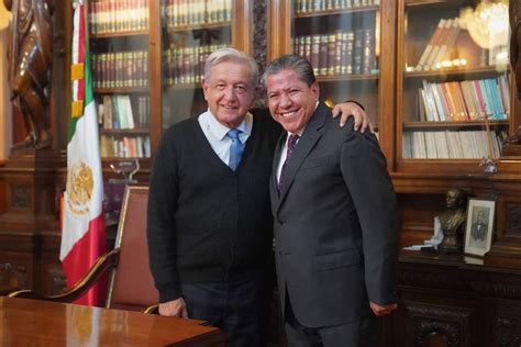 Gobernador David Monreal Se Re Ne Con El Presidente L Pez Obrador