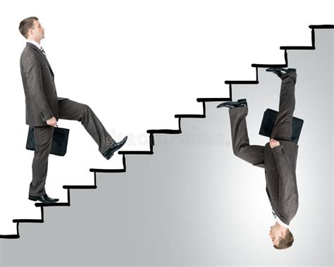 Business Man Walking Up Stairs Stock Photos Free Royalty Free