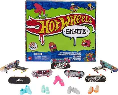 Hot Wheels Skate Set Patinetas Tenis Fingerboards Dedo Env O Gratis