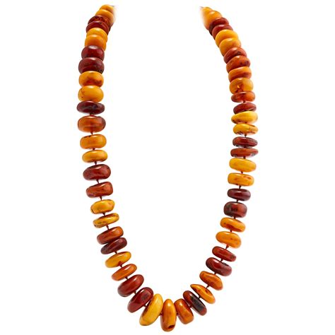 Antique Chinese Amber Court Necklace Or Mala Th Century At Stdibs