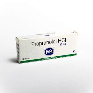 Propranolol MK 80 Mg Caja X 20 Tabletas Undefined