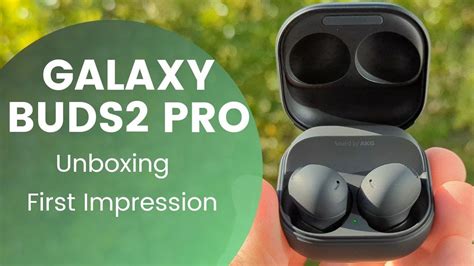 Galaxy Buds Pro Graphite Unboxing First Impression Youtube