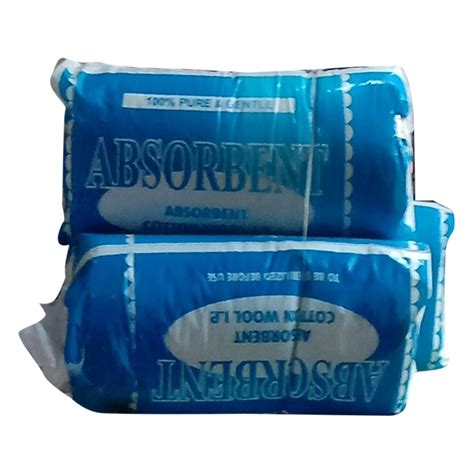 White Absorbent Cotton Wool Packaging Type Packet Packaging Size