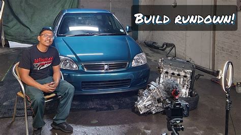 Building A Ycp B20 Vtec Honda Ballade Episode 2 Skunk2 Upgrades Lsd Complete Engine