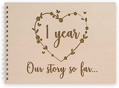 Year Our Story So Far Scrapbook Photo Album Or Notebook Idea For