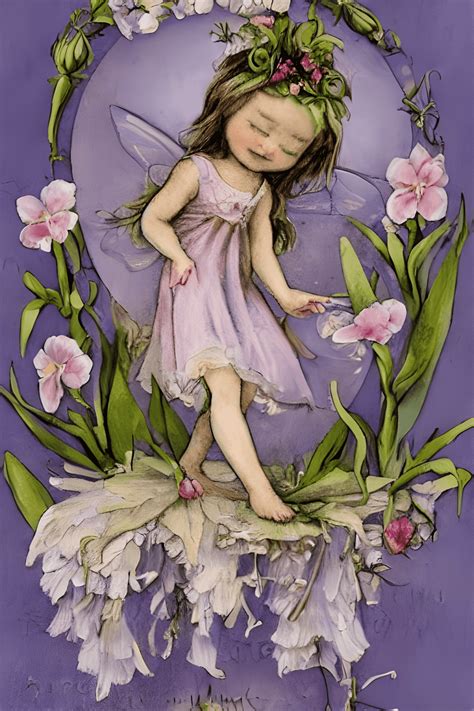 Cicely Mary Barker Flower Fairy Graphic · Creative Fabrica