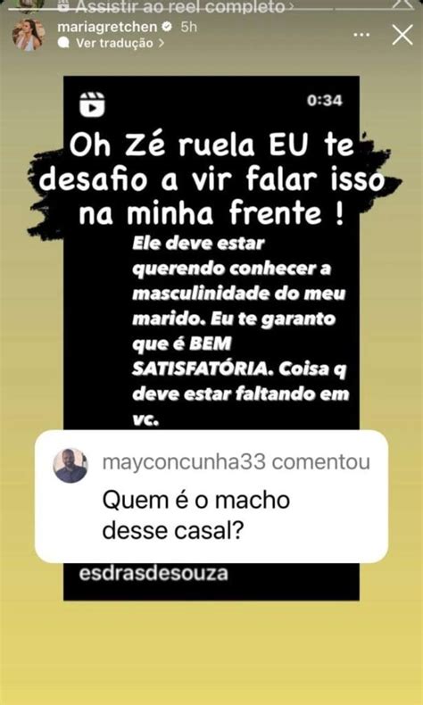 Gretchen Solta O Verbo E Rebate Cr Tica Sobre Masculinidade Do Marido