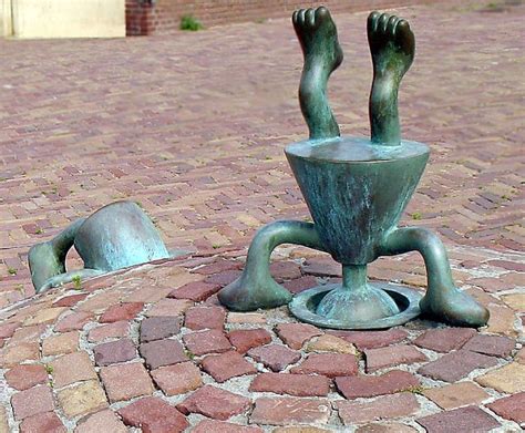 Upside Down Tom Otterness Sculptures Coanri Rita Flickr