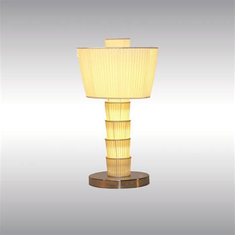 Lampe De Table CARLTON 2 20404 Woka Lamps Vienna En Laiton En