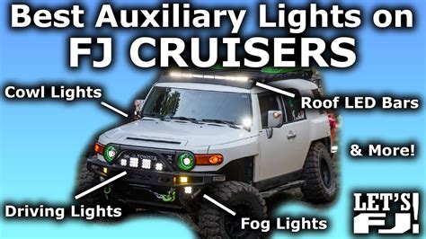 Every Auxiliary Light Mod For FJ Cruisers Aftermarket Lighting For