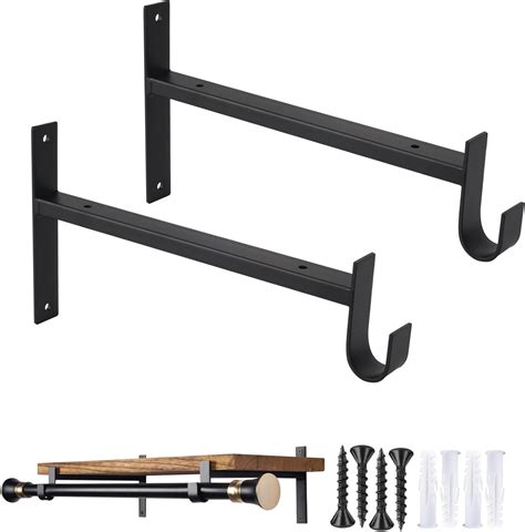 Amazon.com: OVOV Closet Rod Bracket Heavy Duty 12 Inch Closet Shelf