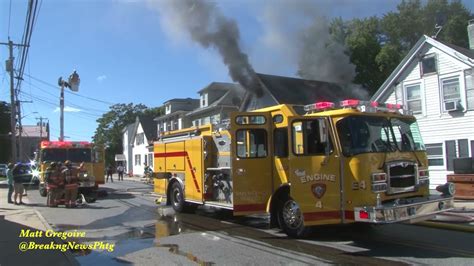 Fire Heavily Damages Home In Milford Ma Youtube