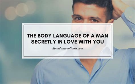 The Body Language Of A Man Secretly In Love With You