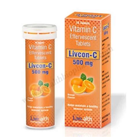 Vitamin C Effervescent Tablets 500 mg at best price in Navi Mumbai
